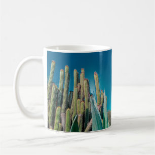 Planten van Afrikaanse woestijncactus Prickly Pear Koffiemok