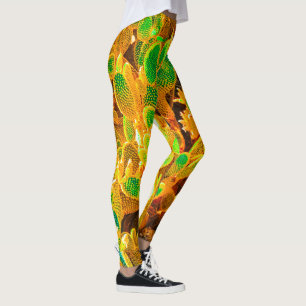 Planten van Afrikaanse woestijncactus Prickly Pear Leggings