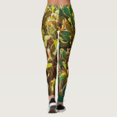 Planten van Afrikaanse woestijncactus Prickly Pear Leggings (Achterkant)
