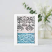 Planten van Art Nouveau Style, Mucha Briefkaart (Staand voorkant)