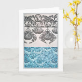 Planten van Art Nouveau Style, Mucha Kaart (Gele Bloem)