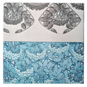 Planten van Art Nouveau Style, Mucha Tegeltje