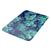 Planten van blauw en groen badmat (Gekanteld)