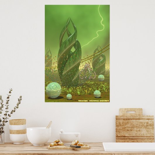 Planten van Cygnus IV Poster (Keuken)