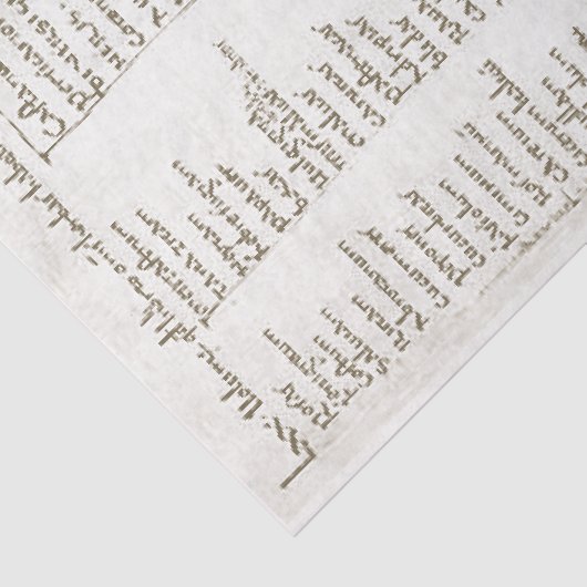 Planten van de achtste eeuw tissuepapier (Detail)