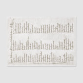 Planten van de achtste eeuw tissuepapier (Voorkant)