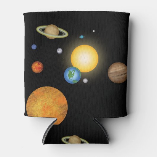 Planten van de Deep Dark Space van het zonnestelse Blikjeskoeler (Voorkant)