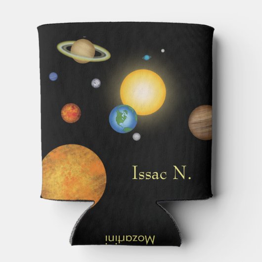 Planten van de Deep Dark Space van het zonnestelse Blikjeskoeler (Achterkant)