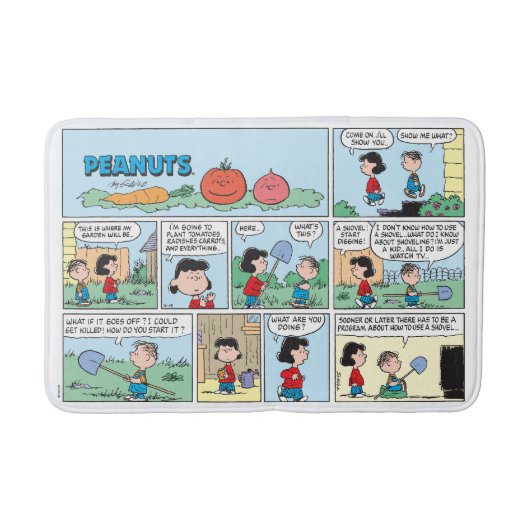 Planten van een moestuin badmat (Voorkant)