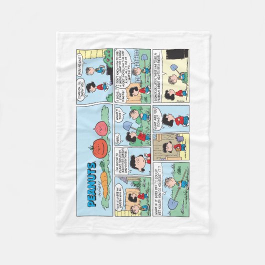 Planten van een moestuin fleece deken (Voorkant)