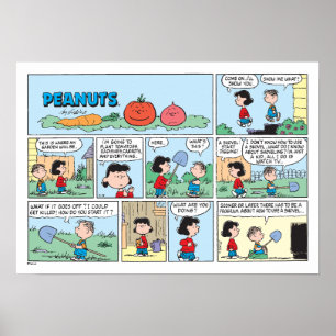 Planten van een moestuin poster