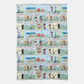 Planten van een moestuin theedoek (Verticaal)