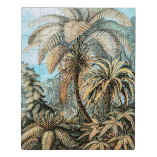  Planten van Ferns door Ernst Haeckel Puzzel