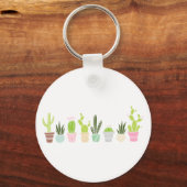 Planten van Floral Cactus Sleutelhanger (Voorkant)