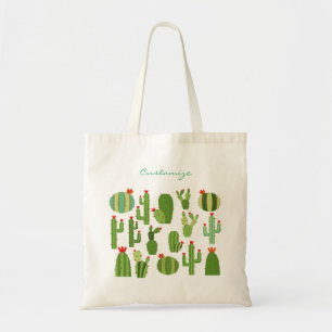 Planten van geassembleerde Cactus in Bloom Thunder Tote Bag