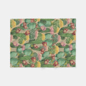 Planten van geassorteerde bloedingscactus fleece deken (Voorkant (Horizontaal))