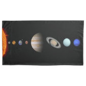 PLANTEN VAN HET SOLAR SOLAR SYSTEM Custom King Siz Kussensloop (Voorkant)