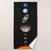 PLANTEN VAN HET SOLAR SYSTEEM Aangepaste badhanddo Badhanddoek (Badhanddoek)