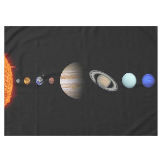PLANTEN VAN HET SOLAR-SYSTEEM Aangepaste tablet Tafelkleed (Voorkant (Horizontaal))