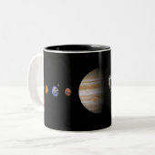PLANTEN VAN HET SOLAR-SYSTEEM, Mok met twee tonen (Voorkant links)