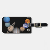 Planten van het zonnestelsel bagagelabel (Voorkant horizontaal)