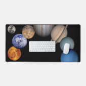 Planten van het zonnestelsel bureaumat (Keyboard & Muis)
