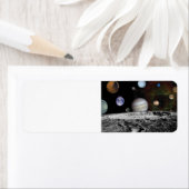 Planten van het zonnestelsel etiket (Insitu)