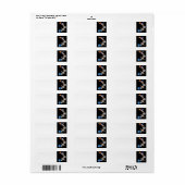 Planten van het zonnestelsel etiket (Full Sheet)