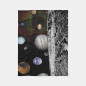 Planten van het zonnestelsel fleece deken (Voorkant)