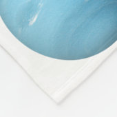 Planten van het zonnestelsel (Kleur veranderbaar) Fleece Deken (Hoek)