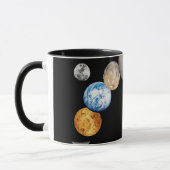 Planten van het zonnestelsel (Kleur veranderbaar)  Mok (Links)