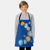 Planten van het zonnestelsel (Kleur veranderbaar) Schort (Gedragen)