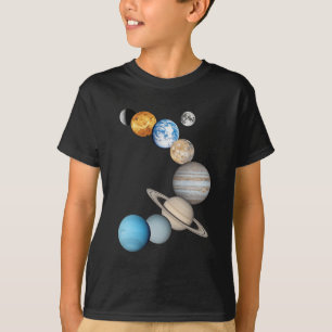 Planten van het zonnestelsel (Kleur veranderbaar) T-shirt