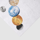 Planten van het zonnestelsel (Kleur veranderbaar) Tissuepapier (Detail)