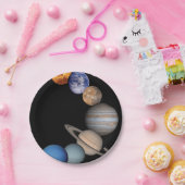 Planten van het zonnestelsel papieren bordje (Feest)