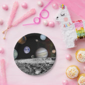 Planten van het zonnestelsel papieren bordje (Feest)