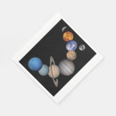 Planten van het zonnestelsel servetten (Hoek)