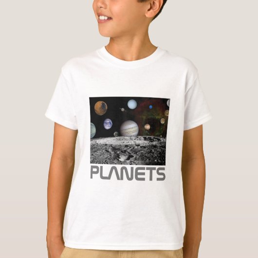 Planten van het zonnestelsel t-shirt (Voorkant)