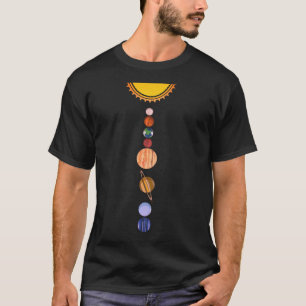 Planten van het zonnestelsel t-shirt