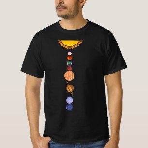Planten van het zonnestelsel t-shirt