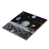 Planten van het zonnestelsel tegeltje (Zijkant)