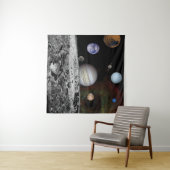 Planten van het zonnestelsel wandkleed (In Situ (horizontaal))
