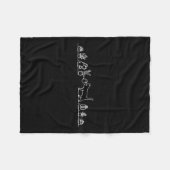 Planten van kattenwater fleece deken (Voorkant (Horizontaal))