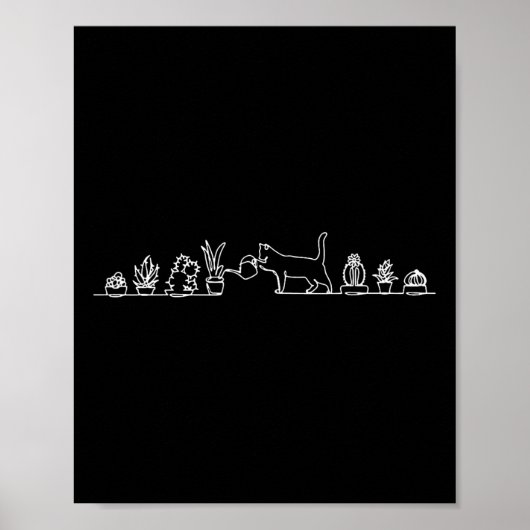Planten van kattenwater poster (Voorkant)