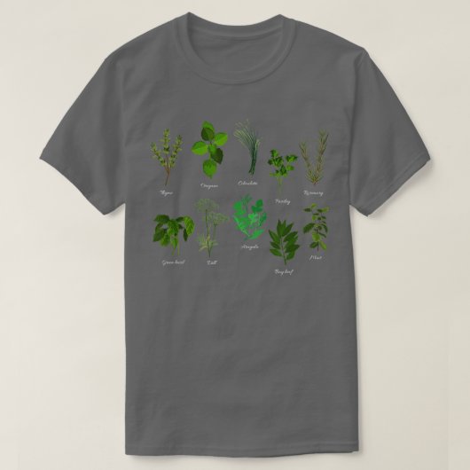 Planten van kruiden t-shirt (Design voorkant)