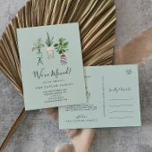 Planten van Potlood House | Mint dat we hebben ver Aankondigingskaart