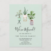 Planten van Potlood House | Mint dat we hebben ver Aankondigingskaart (Voorkant)