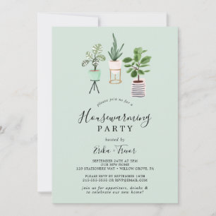 Planten van Potlood House   Munt Housewarming Part Kaart