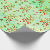 Planten van tomaten en bijen cadeaupapier (Hoek)