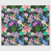 Planten van tropisch Oerwoud Cadeaupapier (Vlak)